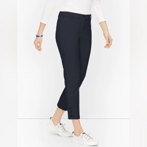 Talbots Women’s Navy Blue Perfect Crop Pant NWT Size 12